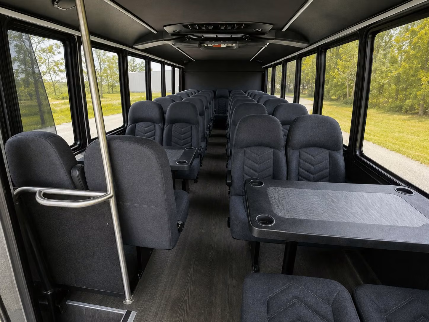18 passenger minibus interior