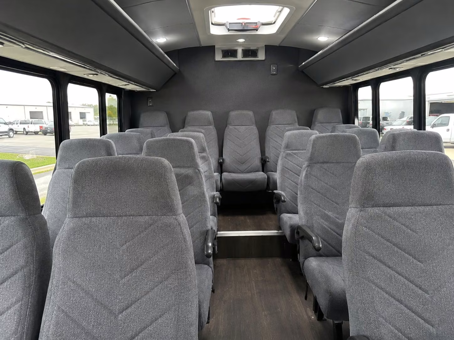 20 passenger minibus interior
