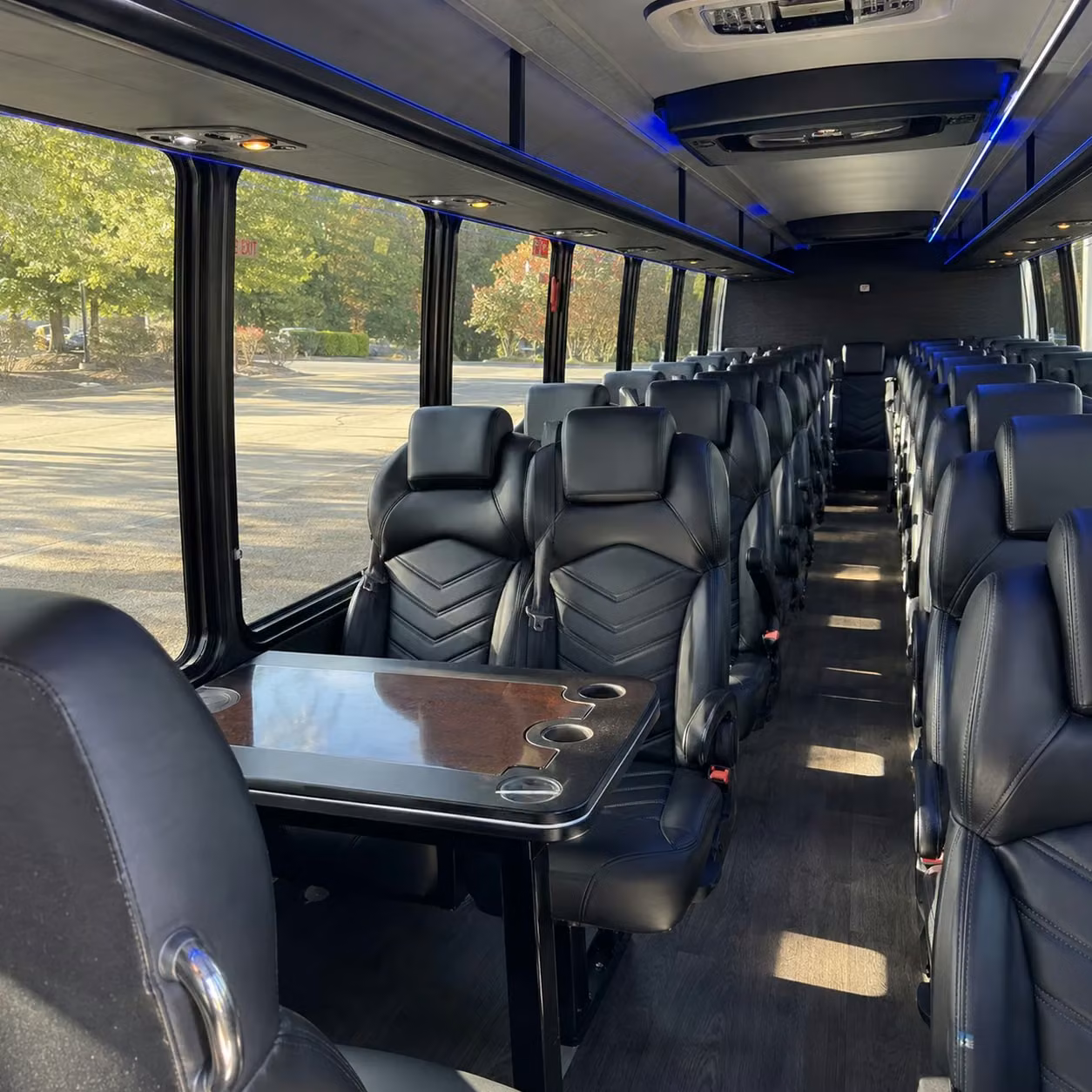25 passenger minibus inside