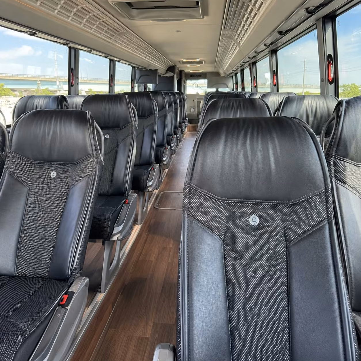 bloomington airport transfer charter bus rentals